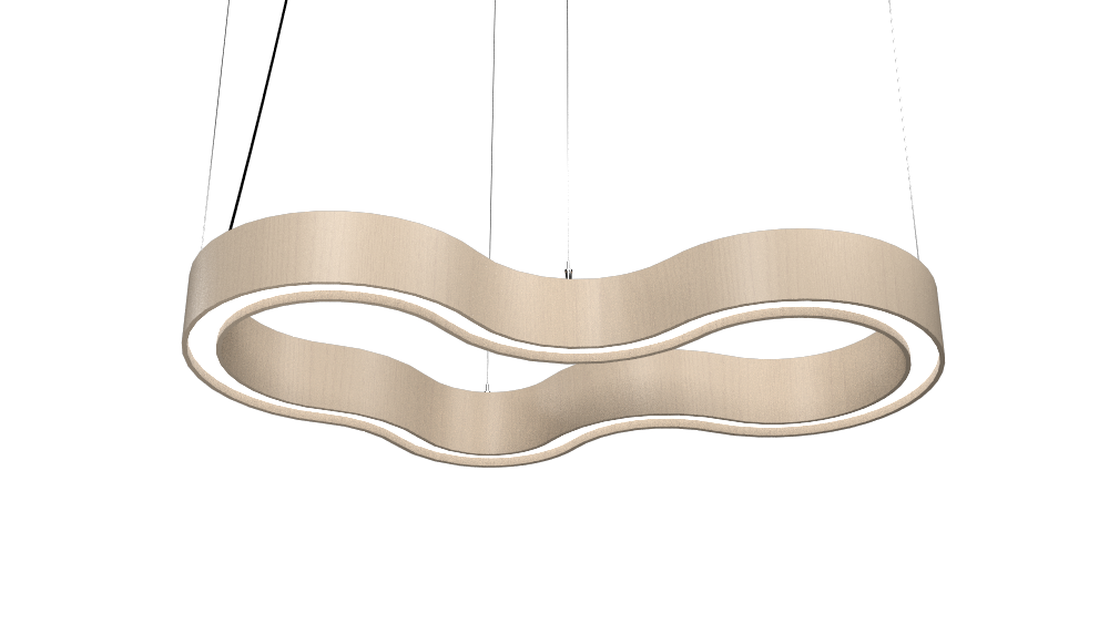 Accord Lighting 1345LED.48 Organic Accord Pendant in Organic Cappuccino
