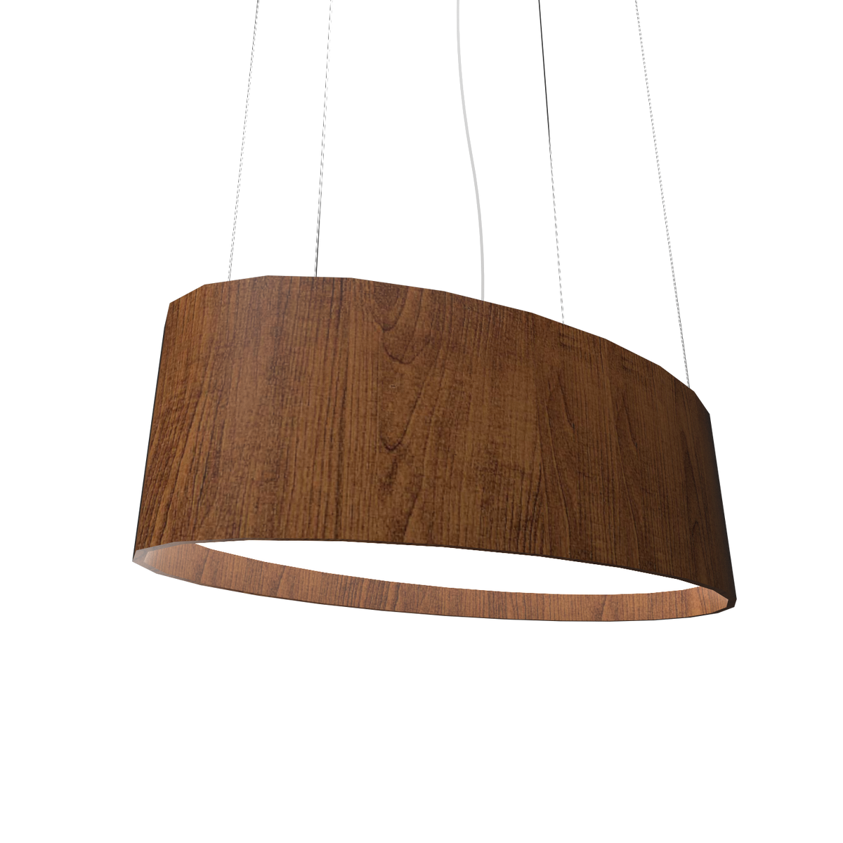 Accord Lighting 287LED.06 Oval Accord Pendant in Imbuia