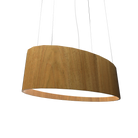 Accord Lighting 287LED.09 Oval Accord Pendant in Louro Freijo