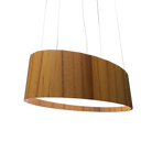 Accord Lighting 287LED.12 Oval Accord Pendant in Teak