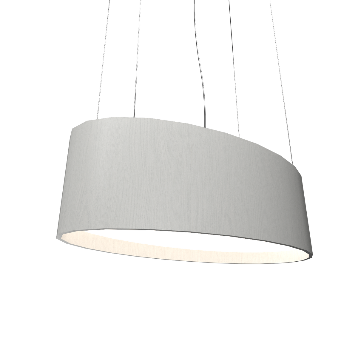Accord Lighting 287LED.47 Oval Accord Pendant in Organic White