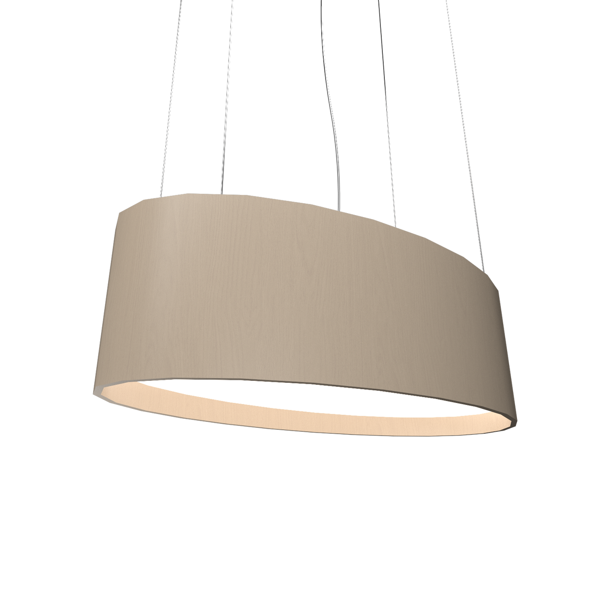 Accord Lighting 287LED.48 Oval Accord Pendant in Organic Cappuccino