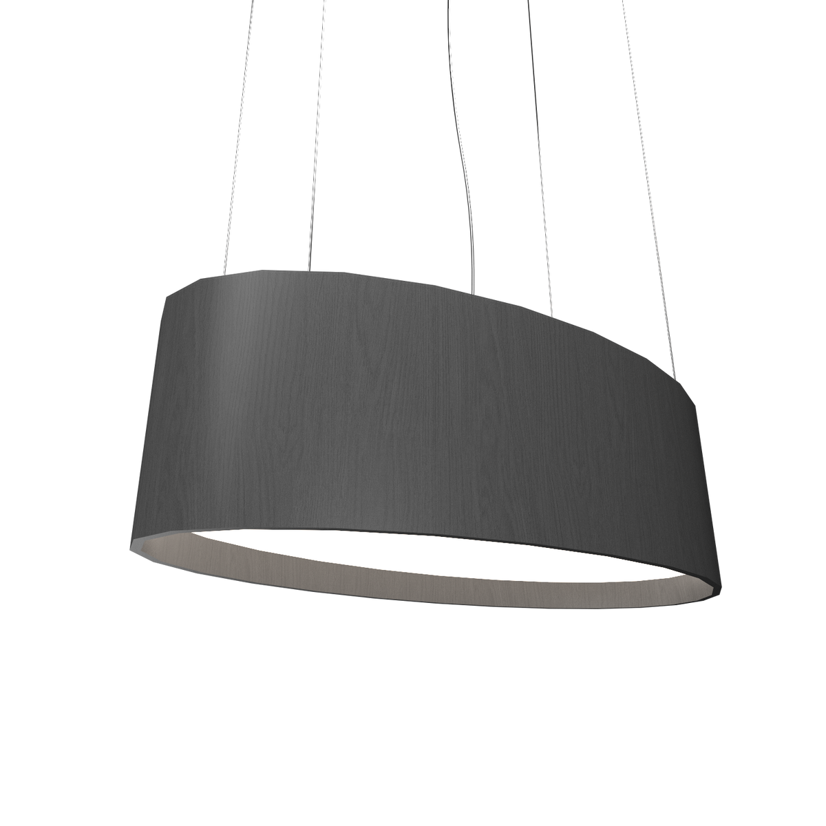 Accord Lighting 287LED.50 Oval Accord Pendant in Organic Grey