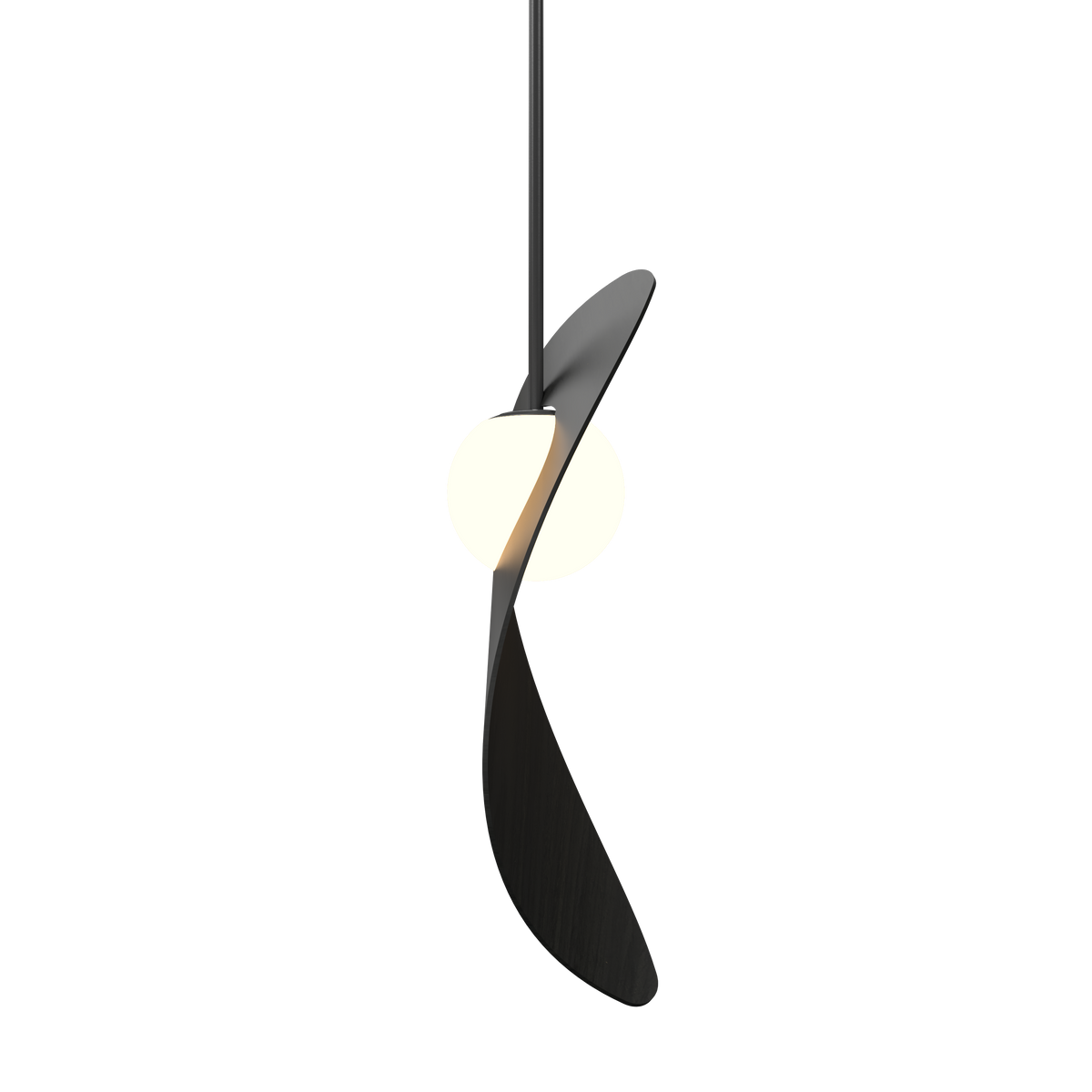 Accord Lighting 1511.44 Oyster Accord Pendant in Charcoal