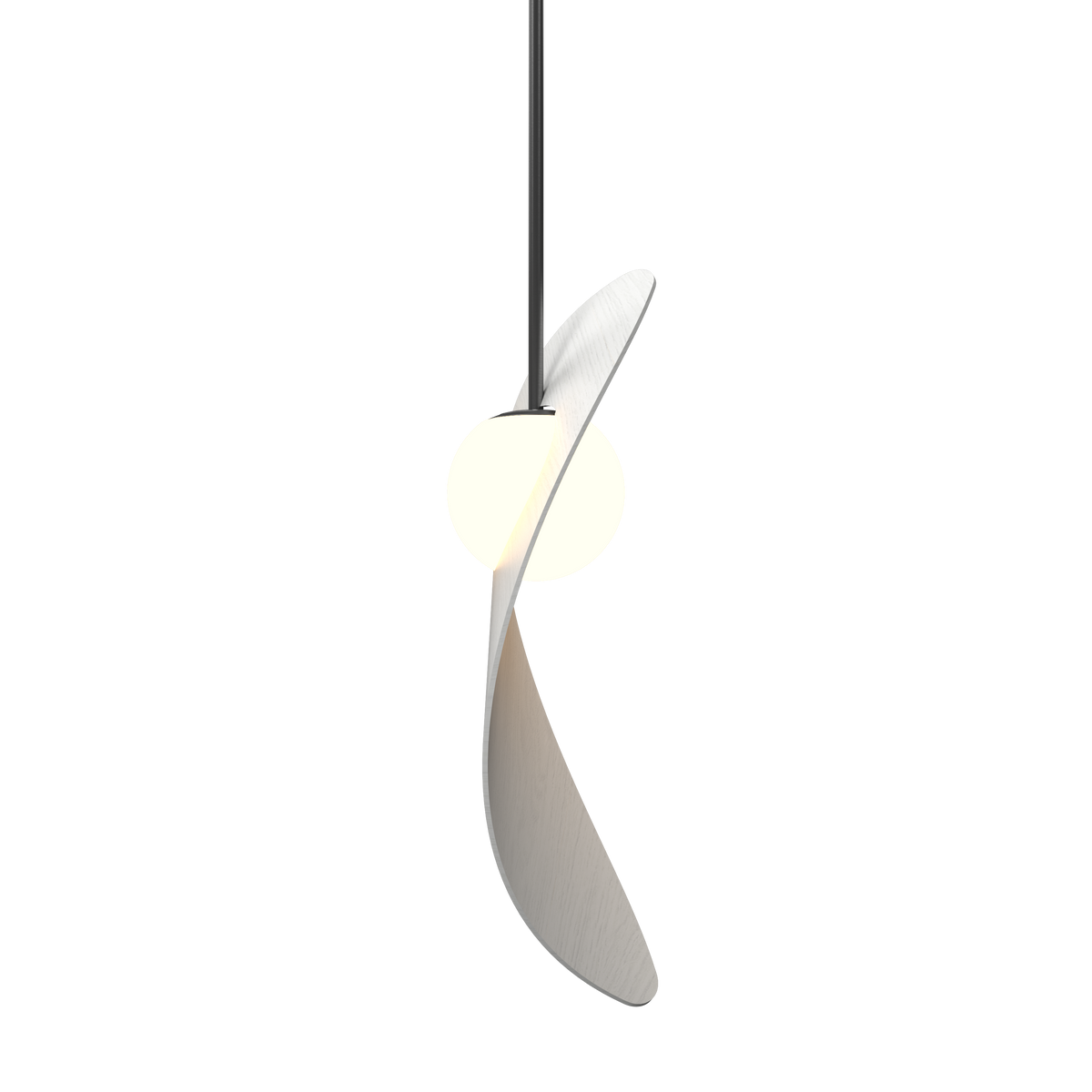 Accord Lighting 1511.47 Oyster Accord Pendant in Organic White