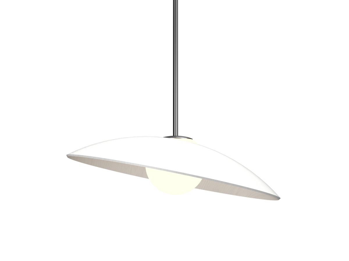 Accord Lighting 1515.47 Oyster Accord Pendant in Organic White