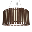 Accord Lighting 1094LED.18 Slatted Accord Suspension en noyer américain