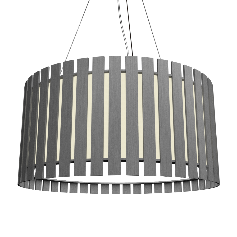 Accord Lighting 1094LED.50 Accord à lattes Suspension en gris bio
