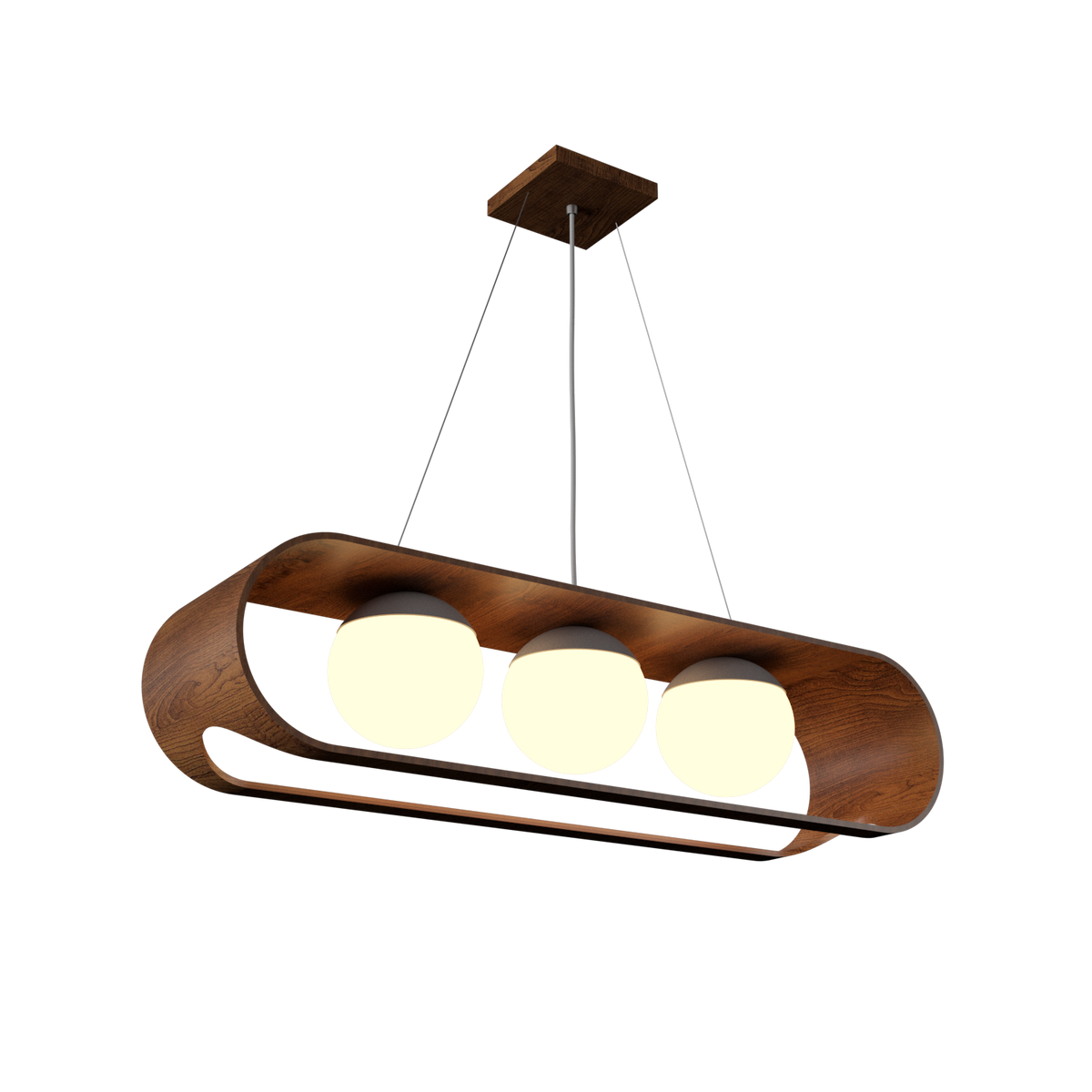 Accord Lighting 1448.06 Sfera Accord Pendant in Imbuia