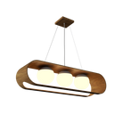 Accord Lighting 1448.09 Sfera Accord Pendant in Louro Freijo