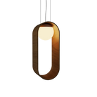 Accord Lighting 1466.09 Sfera Accord Pendant in Louro Freijo