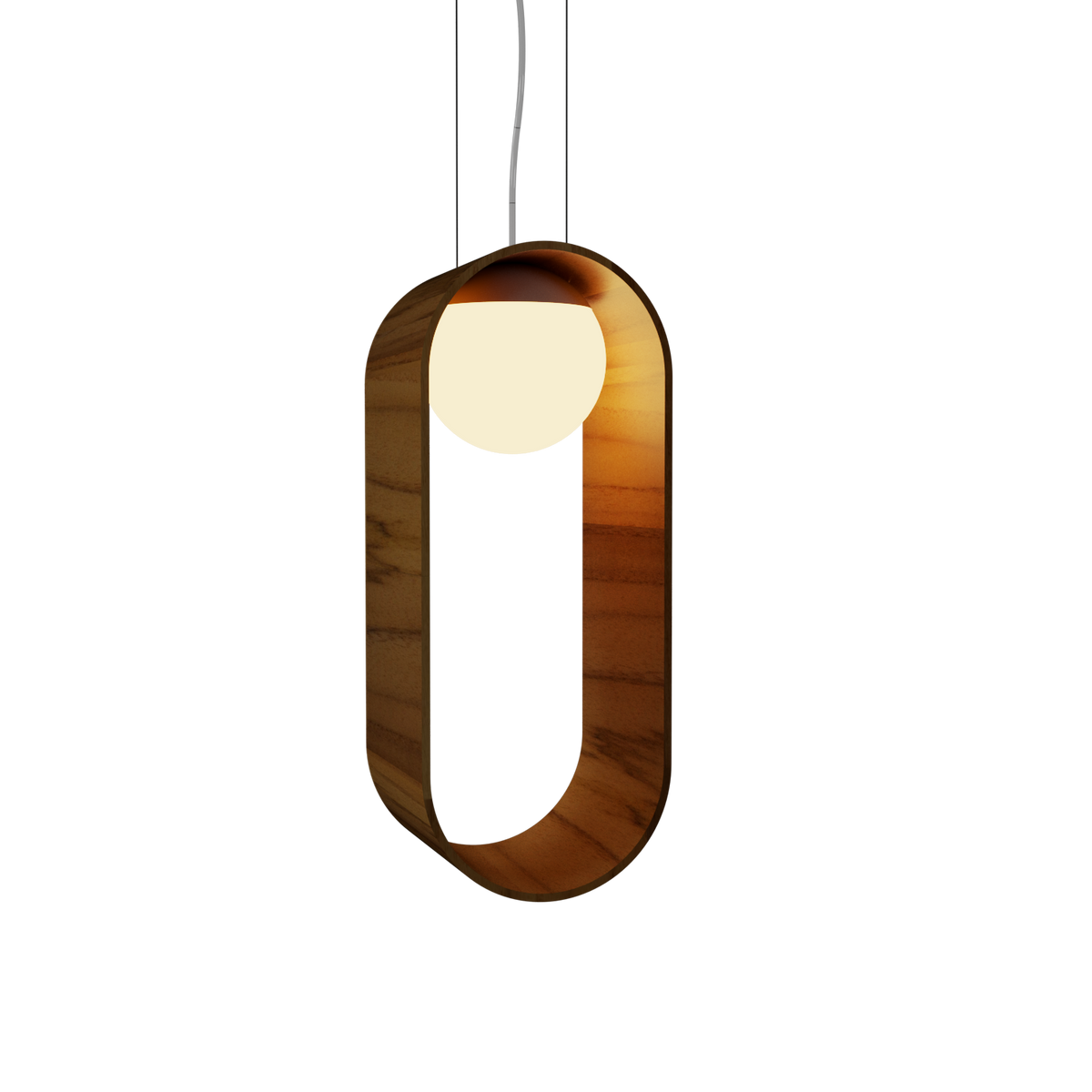 Accord Lighting 1466.12 Sfera Accord Pendant in Teak