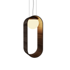 Accord Lighting 1466.18 Sfera Accord Pendant in American Walnut