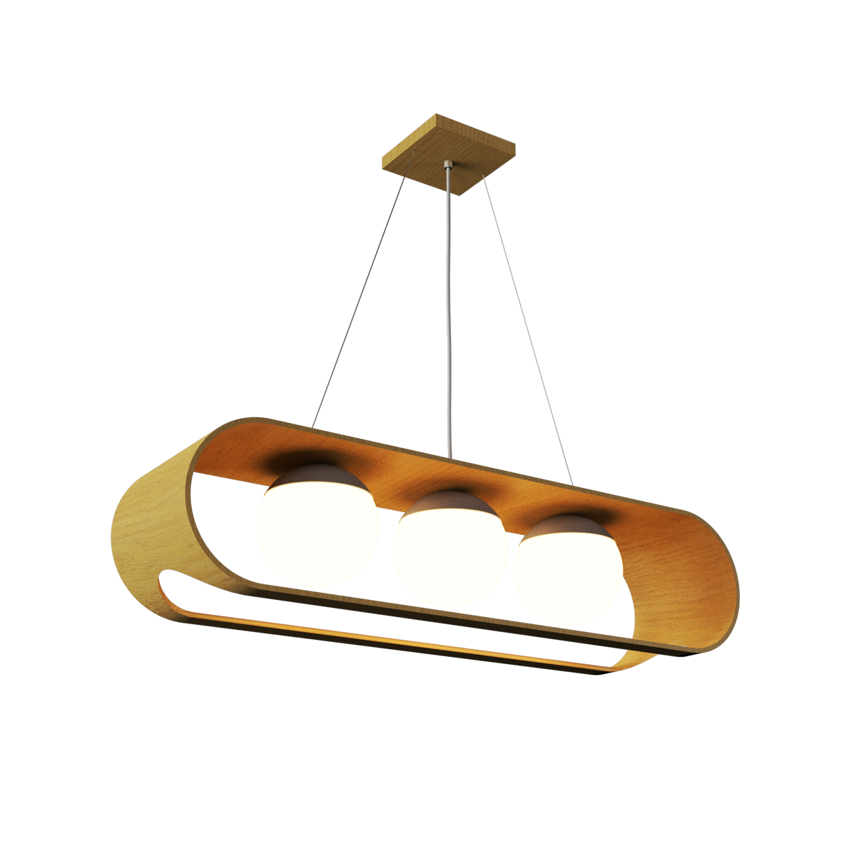 Accord Lighting 1448.49 Sfera Accord Pendant in Organic Gold