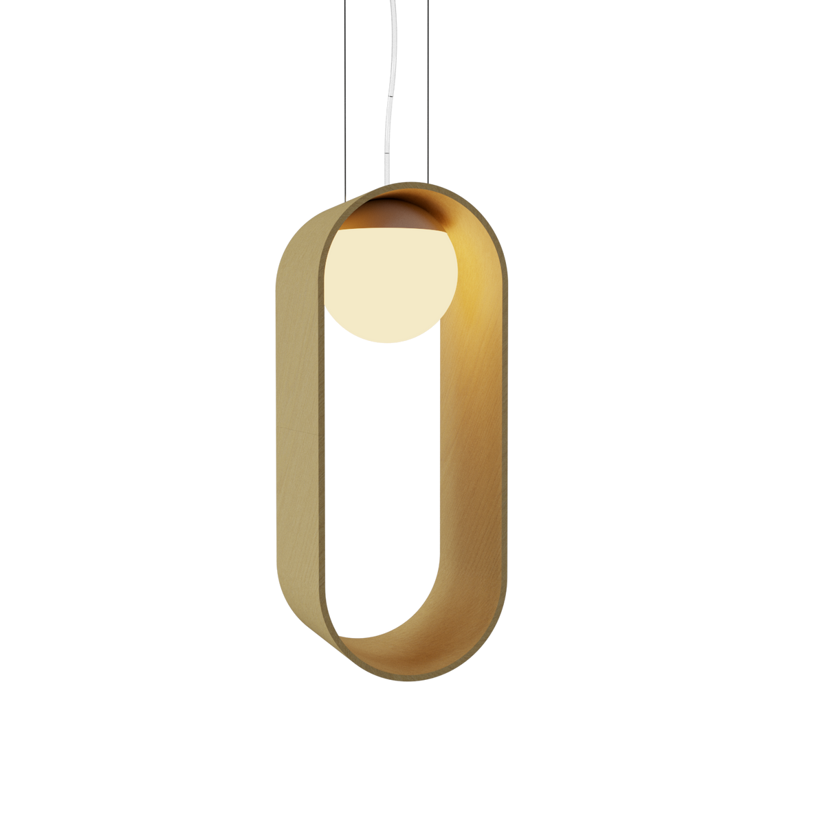 Accord Lighting 1466.49 Sfera Accord Pendant in Organic Gold