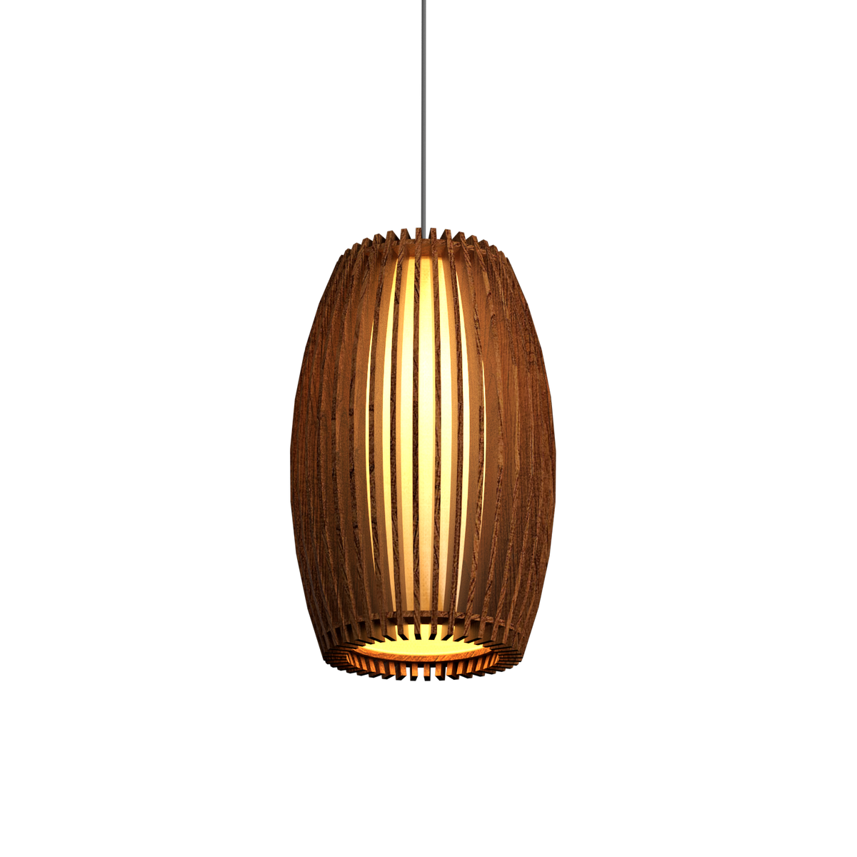 Accord Lighting 1140.06 Stecche Di Legno Accord Suspension à Imbuia