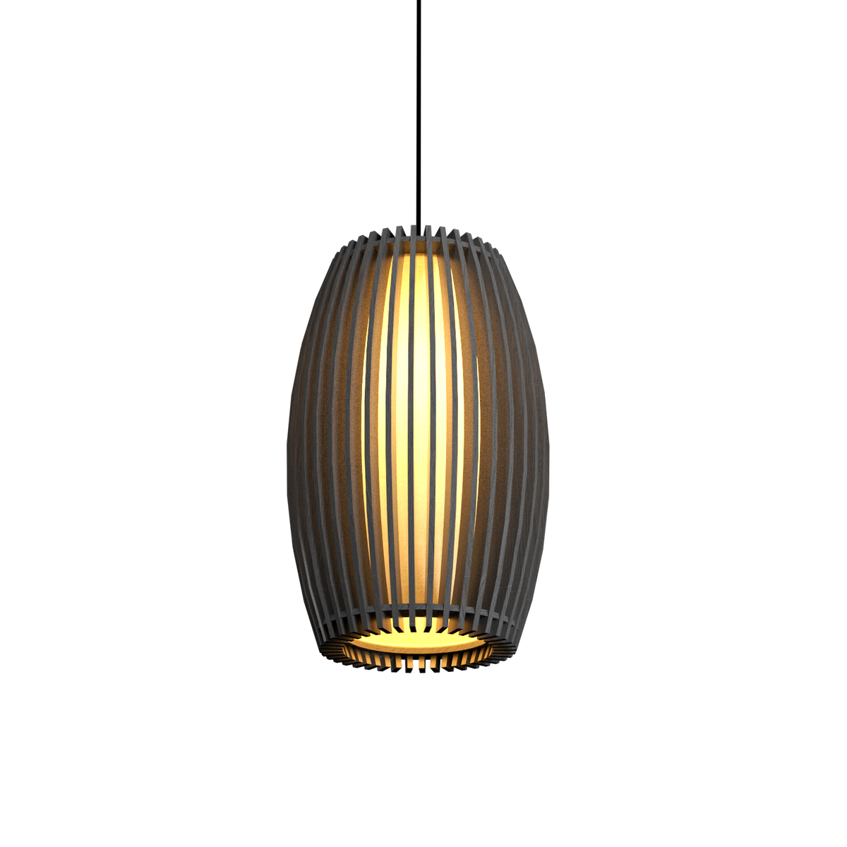 Accord Lighting 1140.50 Stecche Di Legno Accord Suspension en gris bio