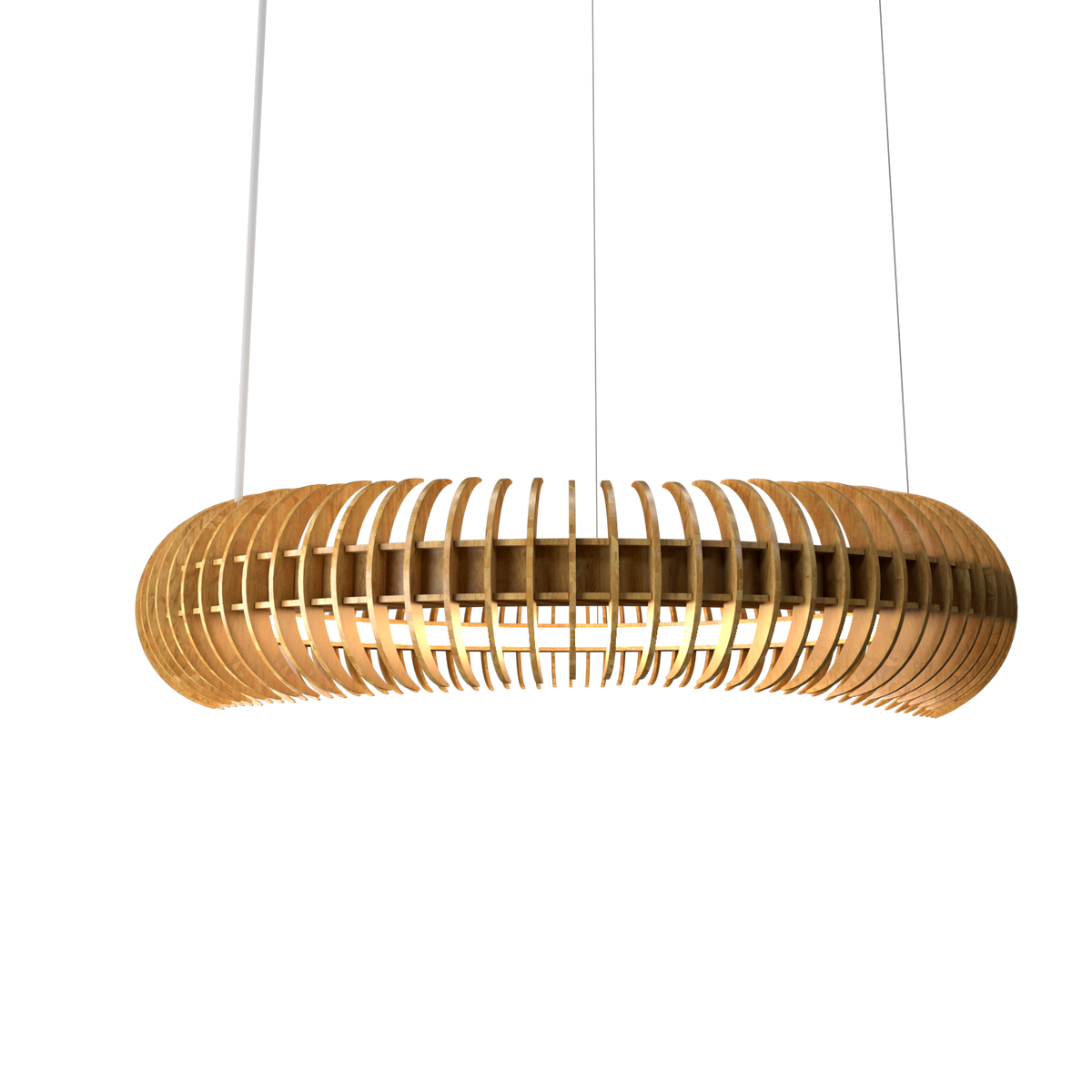 Accord Lighting 1533LED.09 Lampe de Legno Suspension à Louro Freijo