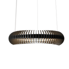 Accord Lighting 1533LED.44 Stecche Di Legno Suspension au charbon