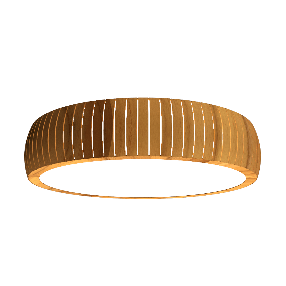 Accord Lighting 5038LED.12 Barrel Accord Ceiling Mounted in Teak