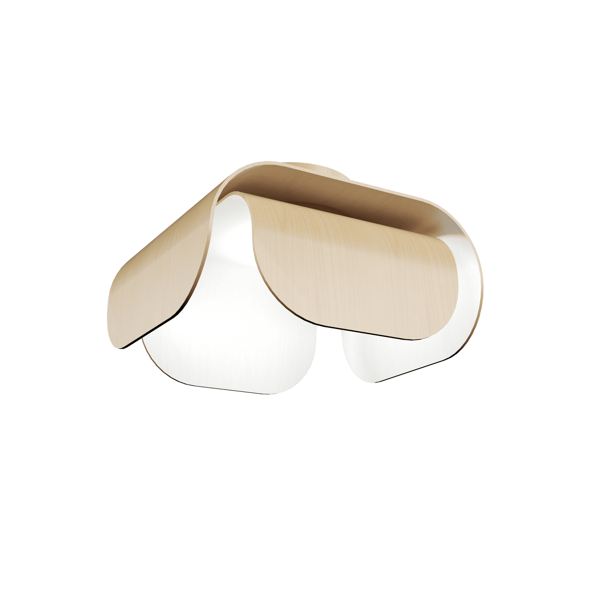 Plafonnier Accord Lighting 5115.34 Clean Accord en érable