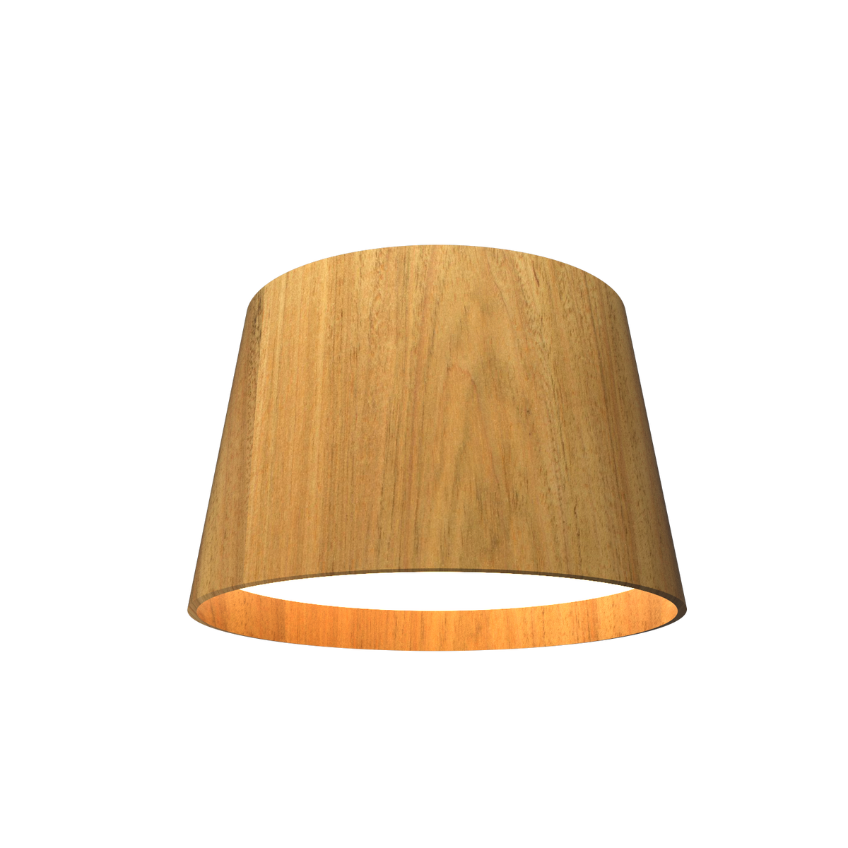 Accord Lighting 5100LED.09 Conical Accord Ceiling Mounted in Louro Freijo