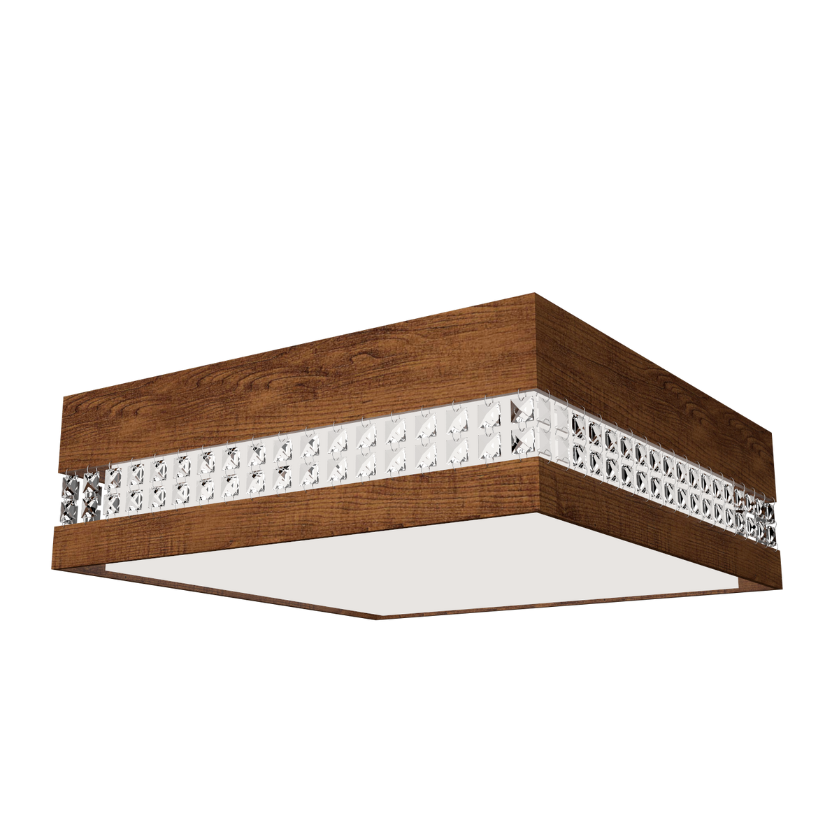 Accord Lighting 5046CLED.06 Crystals Accord Ceiling Mounted in Imbuia