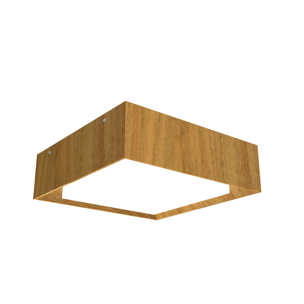 Accord Lighting 587LED.09 Squares Accord Ceiling Mounted in Louro Freijo