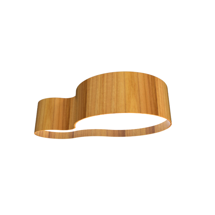 Plafonnier Accord Lighting 5064LED.12 Organic Accord en teck