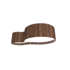 Plafonnier Accord Lighting 5064LED.18 Organic Accord en noyer américain