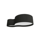 Plafonnier Accord Lighting 5064LED.44 Organic Accord, couleur anthracite