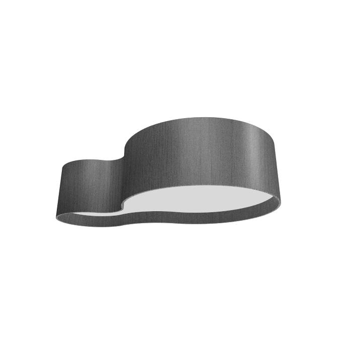 Plafonnier Accord Lighting 5064LED.50 Organic Accord, coloris gris organique