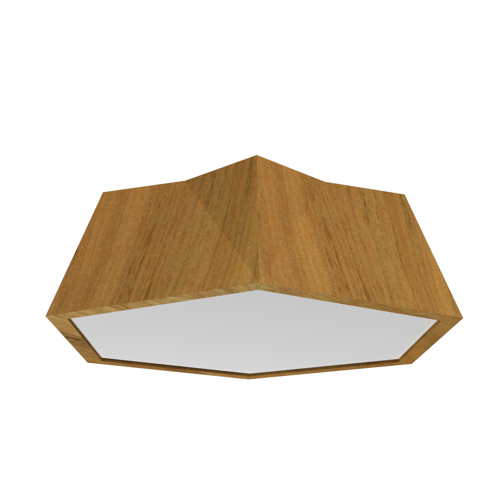 Accord Lighting 5063LED.09 Physalis Accord Plafonnier en Louro Freijo