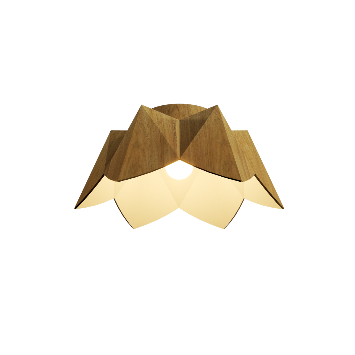 Accord Lighting 5092.09 Physalis Accord Ceiling Mounted in Louro Freijo