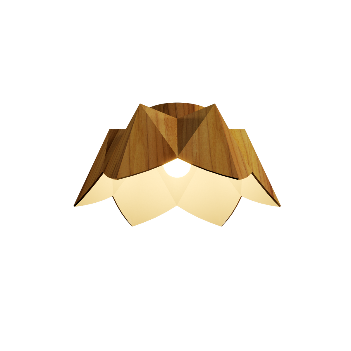 Accord Lighting 5092.12 Physalis Accord Ceiling Mounted in Teak