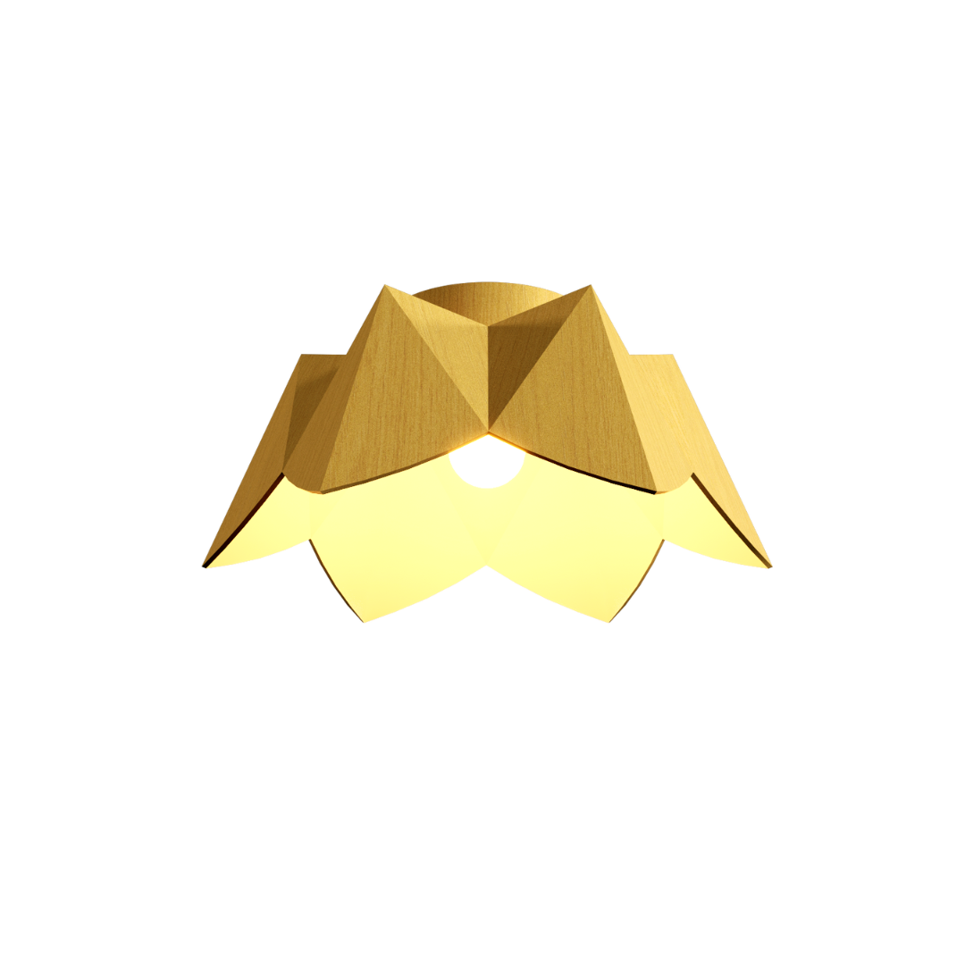 Accord Lighting 5092.49 Physalis Accord Ceiling Mounted in Organic Gold