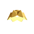 Accord Lighting 5092.49 Physalis Accord Ceiling Mounted in Organic Gold