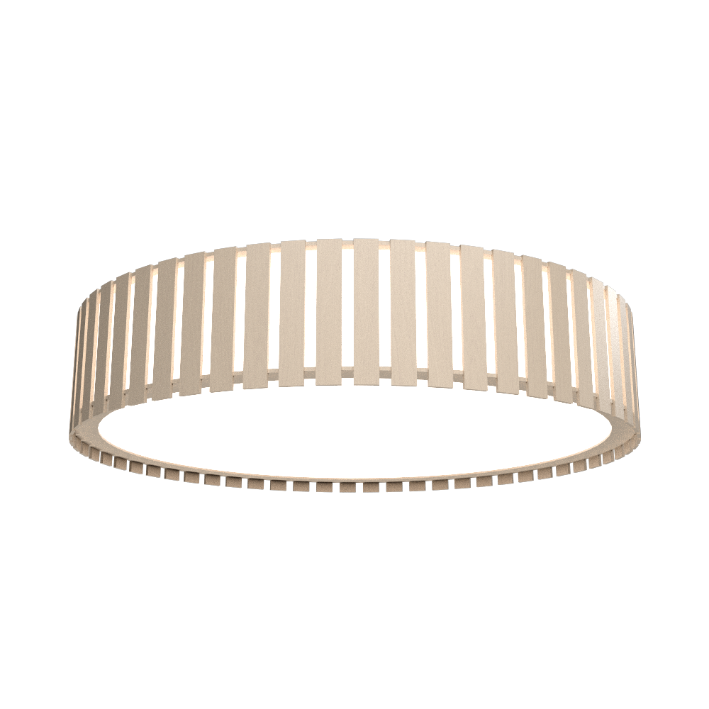 Plafonnier à lattes Accord Lighting 5033LED.48, coloris cappuccino organique