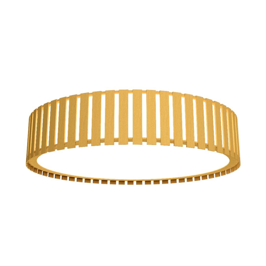 Plafonnier Accord Lighting 5033LED.49 à lattes, finition or organique