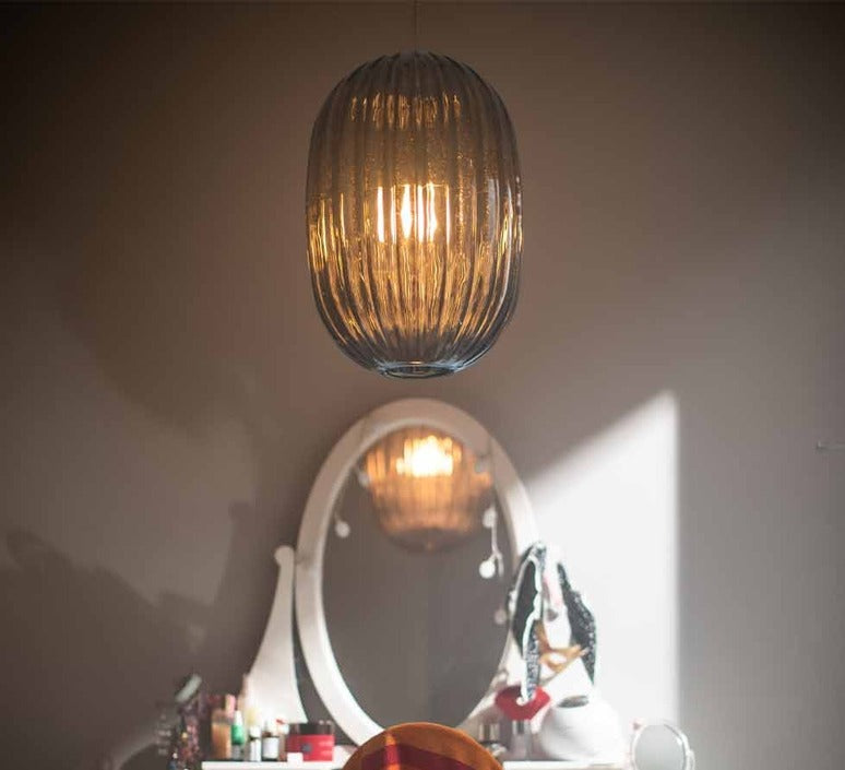 Foscarini FN2240071_25_UL Plass Grande Pendant in Transparent grey (25)