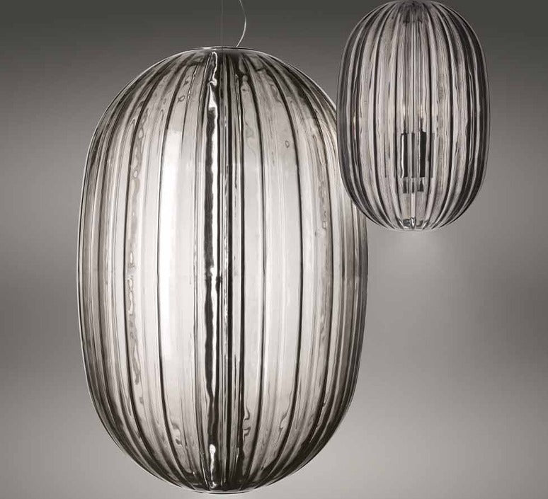 Foscarini FN2240071_25_UL Plass Grande Pendant in Transparent grey (25)