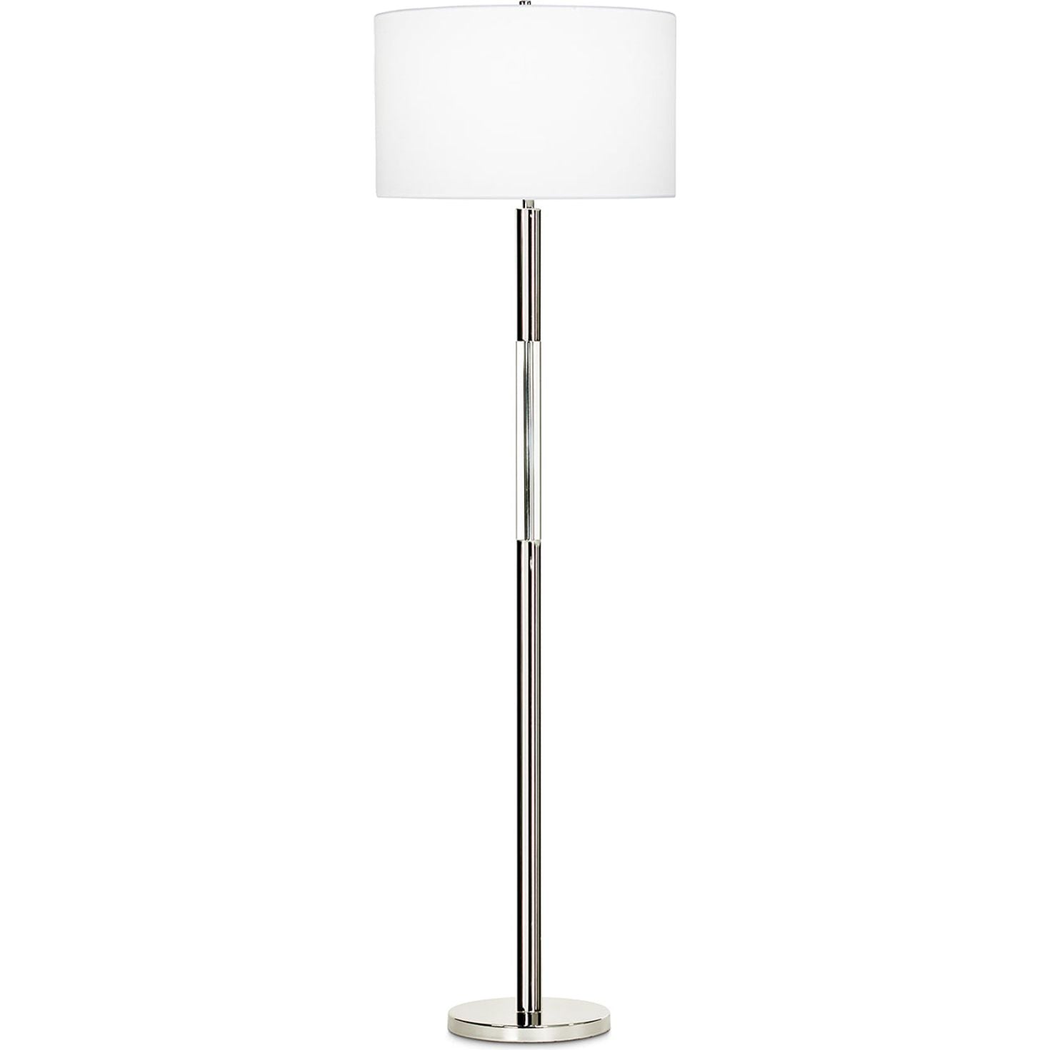 Flow Decor-3719-WHL-Table Lamps-Poppy-Silver