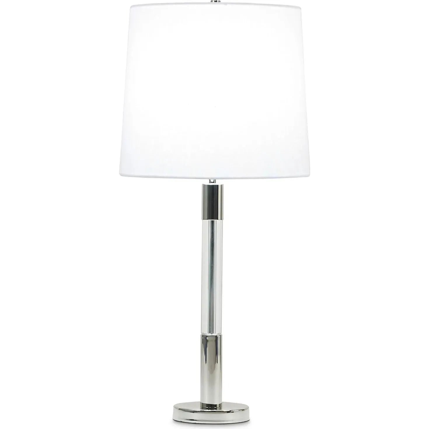 Flow Decor-3811-WHL-Table Lamps-Poppy-Silver
