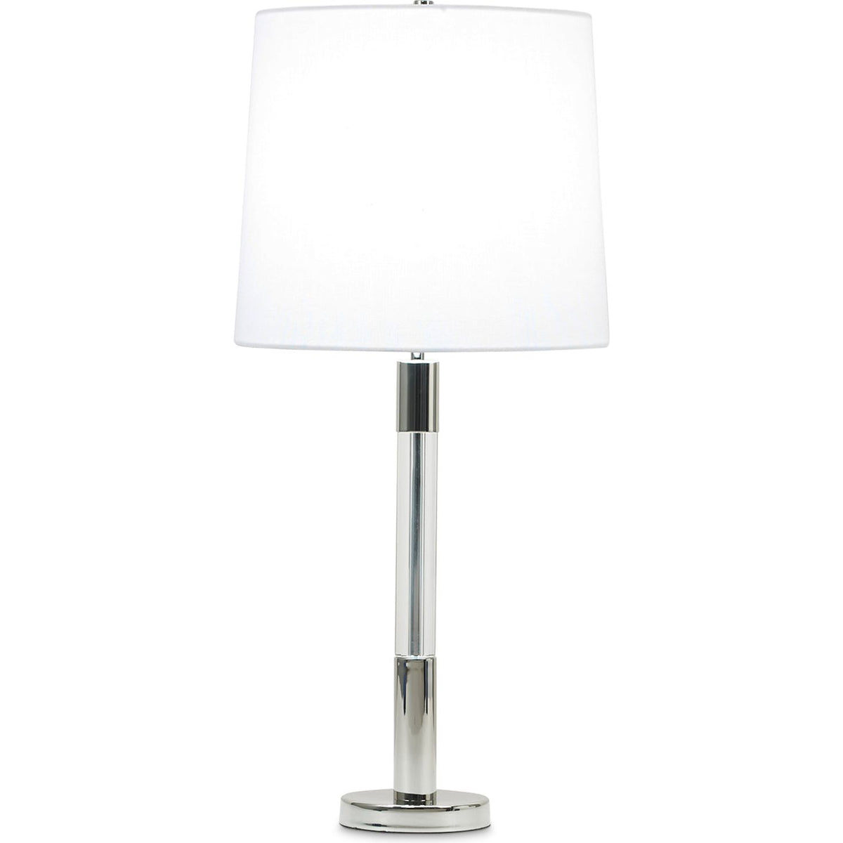 Flow Decor-3811-WHL-Table Lamps-Poppy-Silver