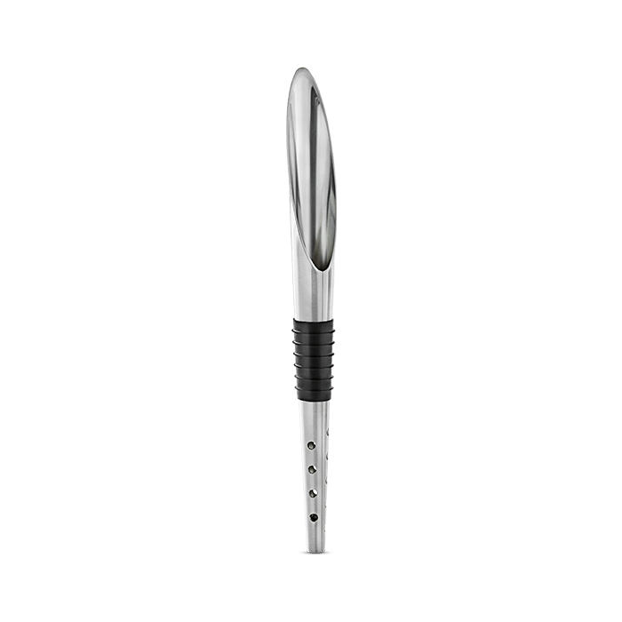 Bouchon Rosendahl 25046 Grand Cru pour verser, aérer et décanter, en noir et acier