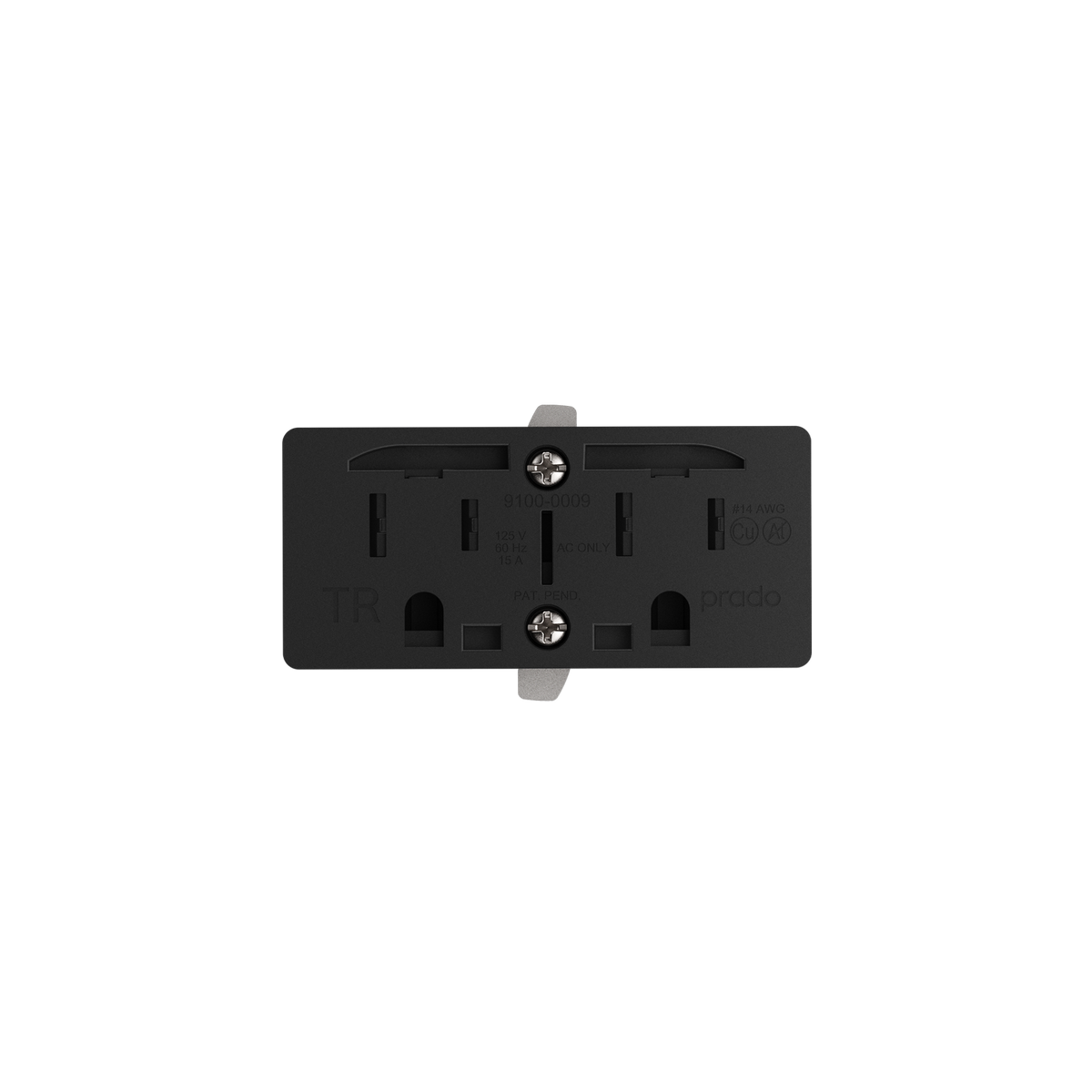 Prado 9100-0006 Unifit Outlet Duplex in Horizontal Square