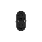 Prado 9000-0111 Unifit Outlet Duplex in Vertical Rounded