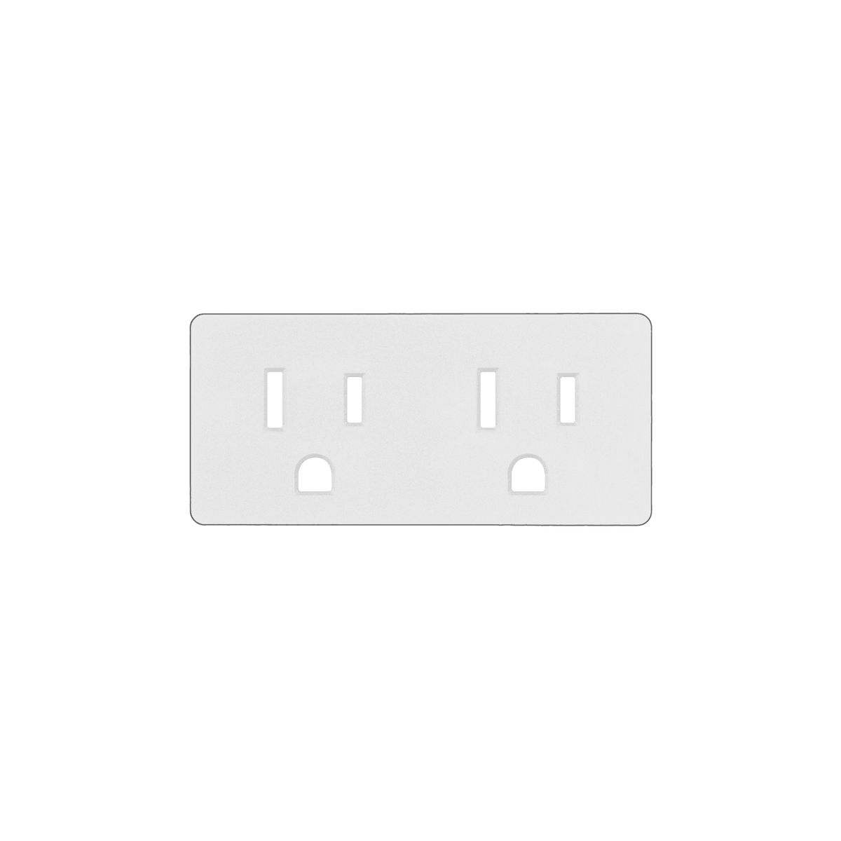 Prado 9001-0064 Outlet Cover Plate in White