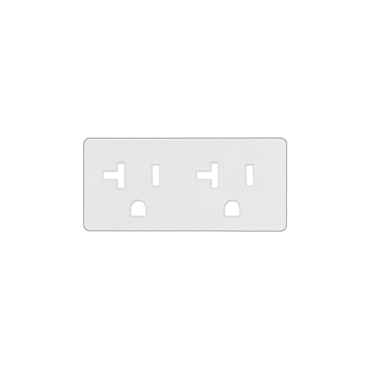 Prado 9001-0065 Outlet Cover Plate in White