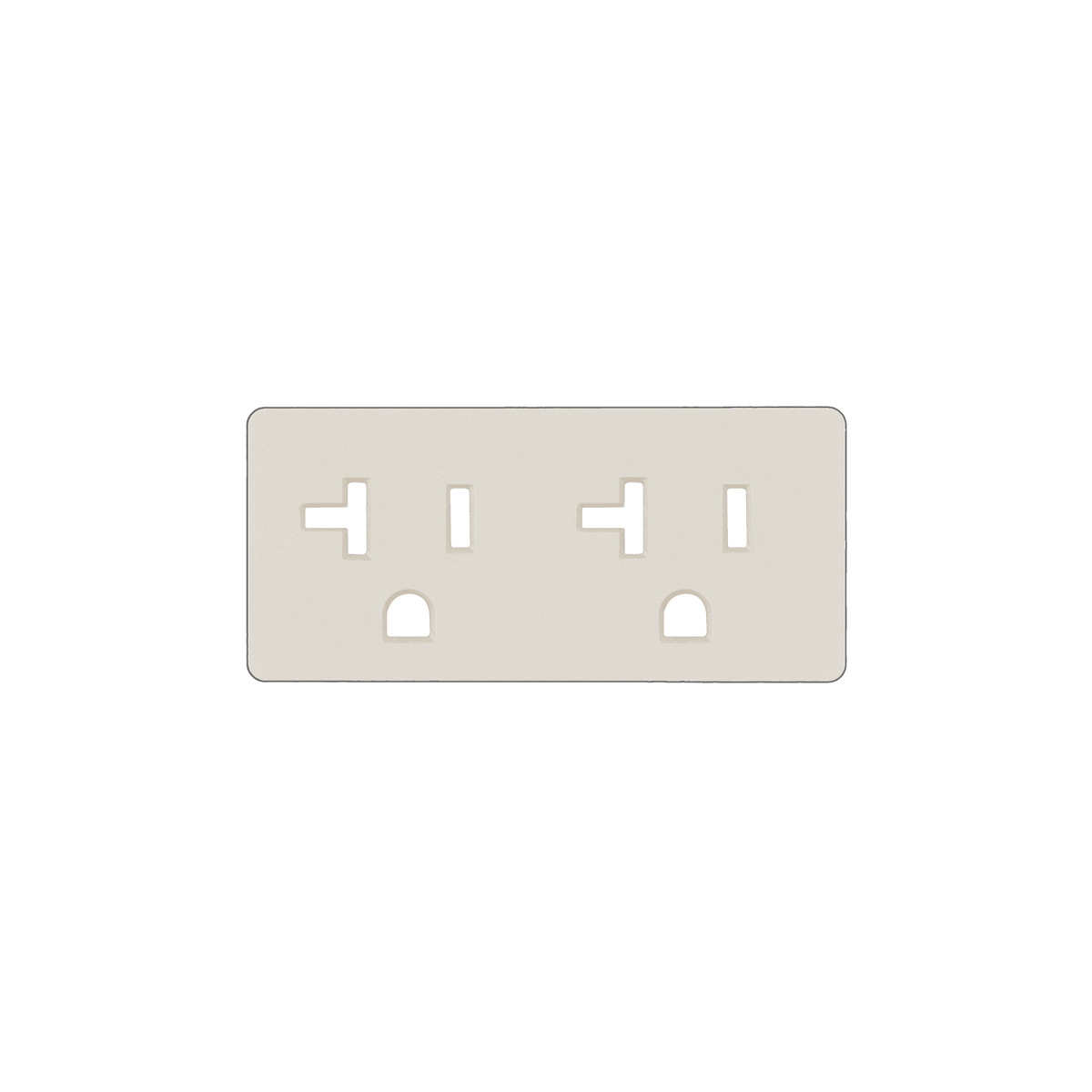 Prado 9001-0067 Outlet Cover Plate in Sand